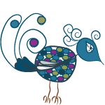 Peacock from logo