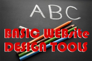 Basic Website Design steps and tools